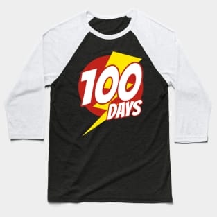 100 Days of School Superhero Edition Baseball T-Shirt